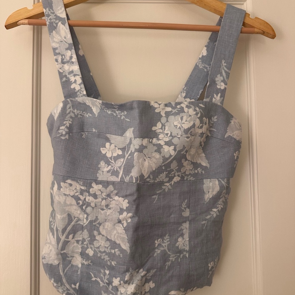 Reformation Darci Linen Top - Picture 3 of 5